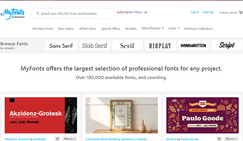 myfonts