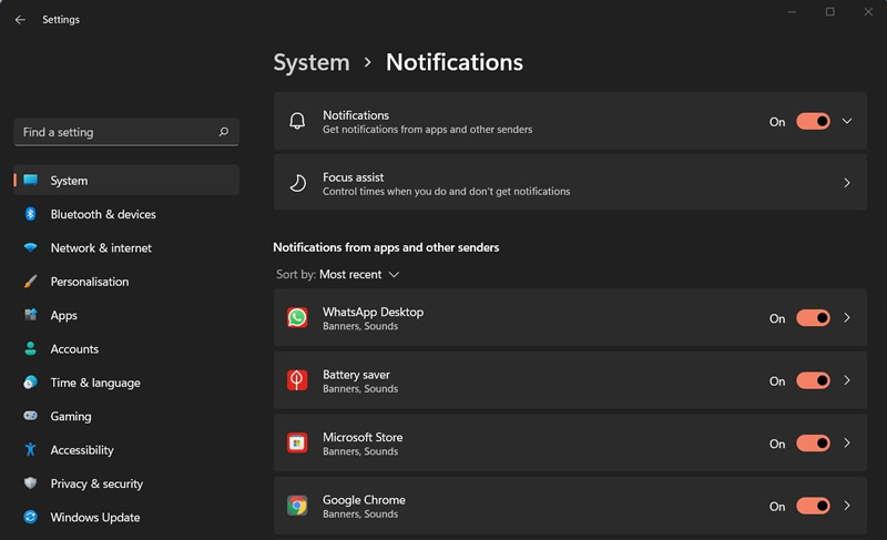 notifications