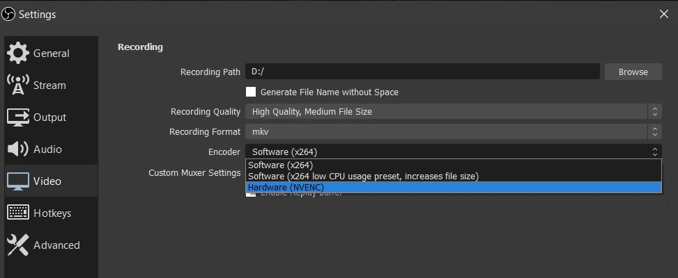 OBS Output