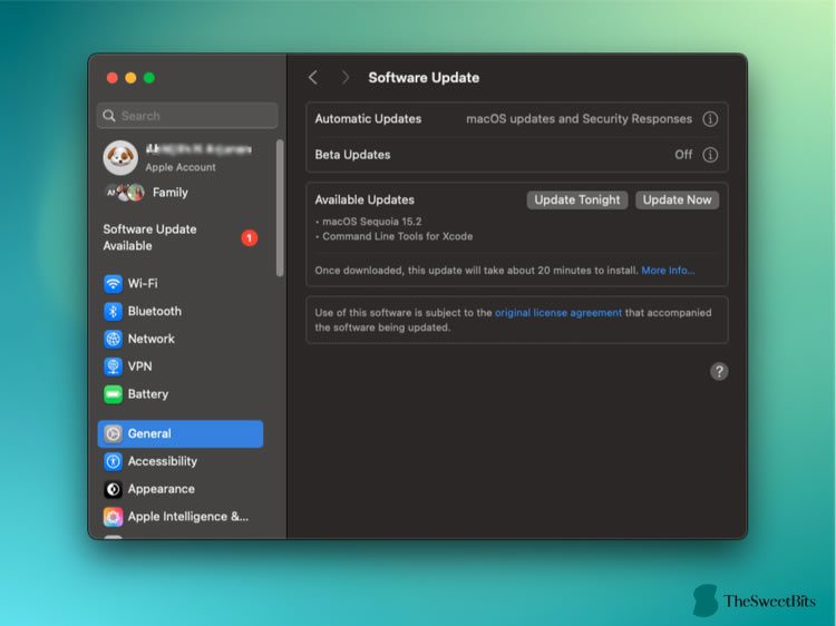 os update