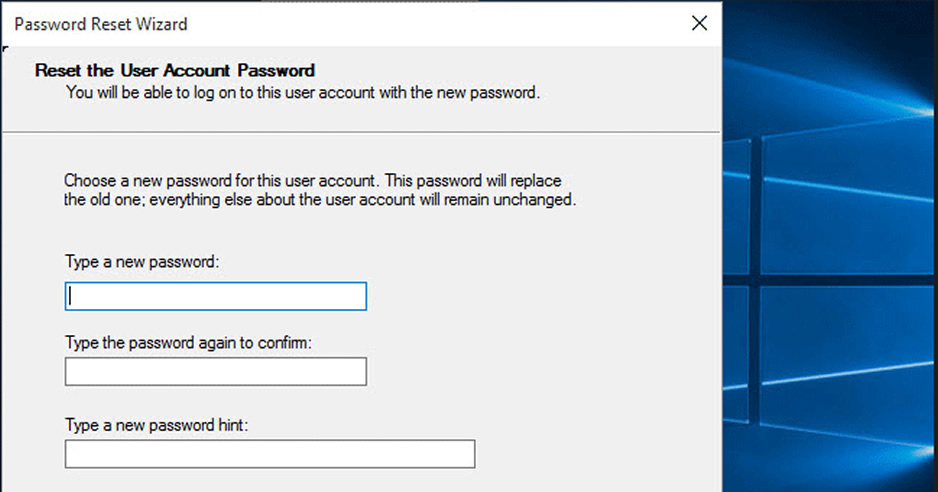 password recovery