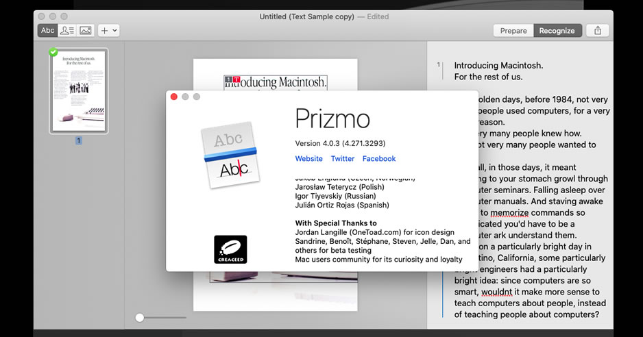 Prizmo Review