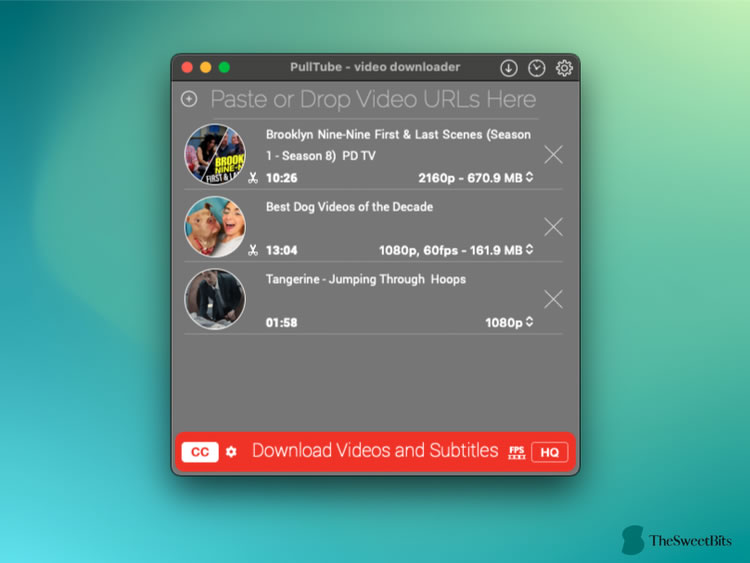 pulltube interface