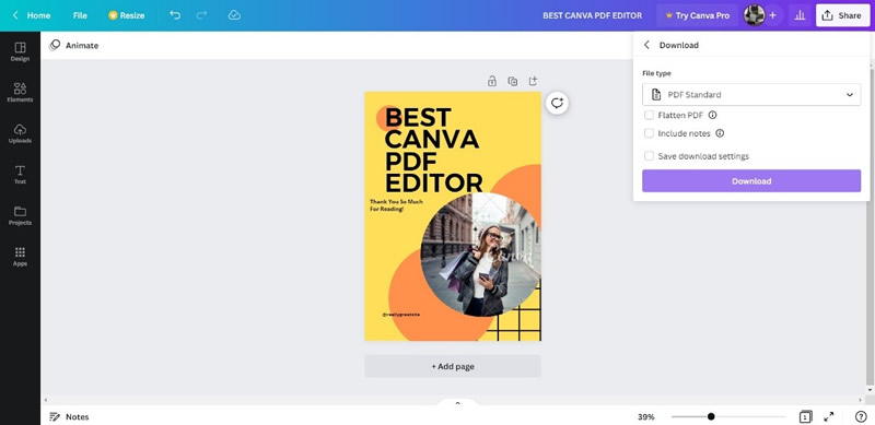 save pdf