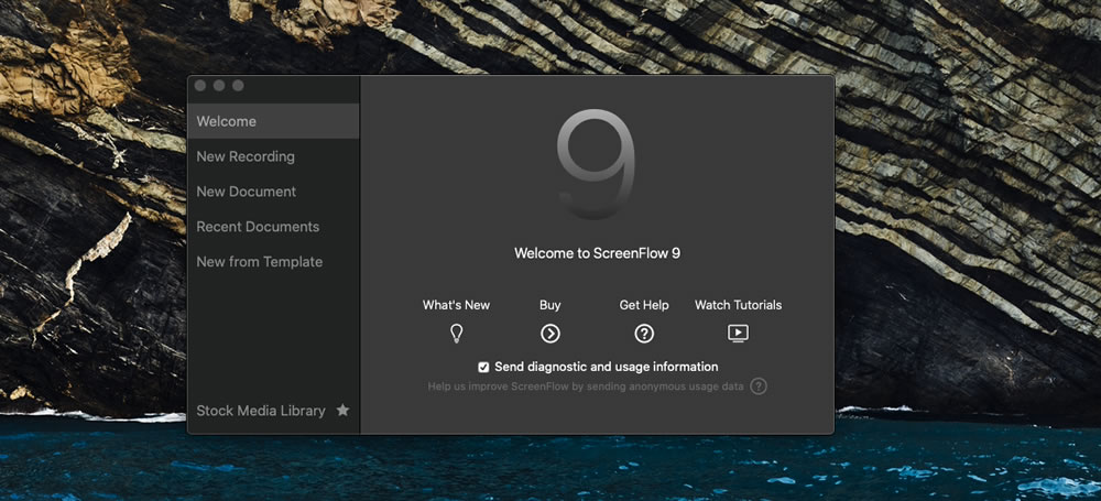 Screenflow home