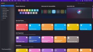 Shortcuts app macos