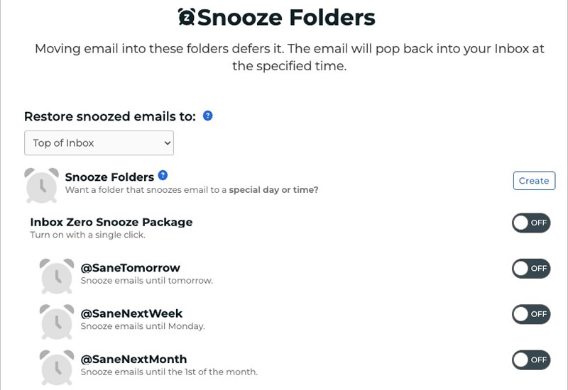 snooze