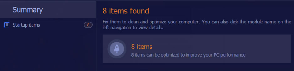 Startup optimizer