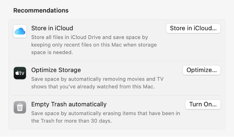 storage