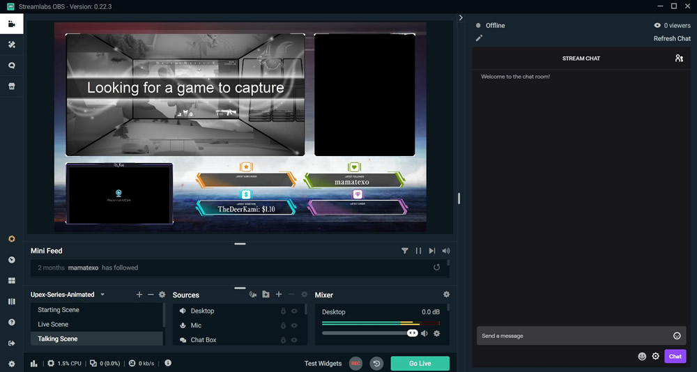 Streamlabs overview