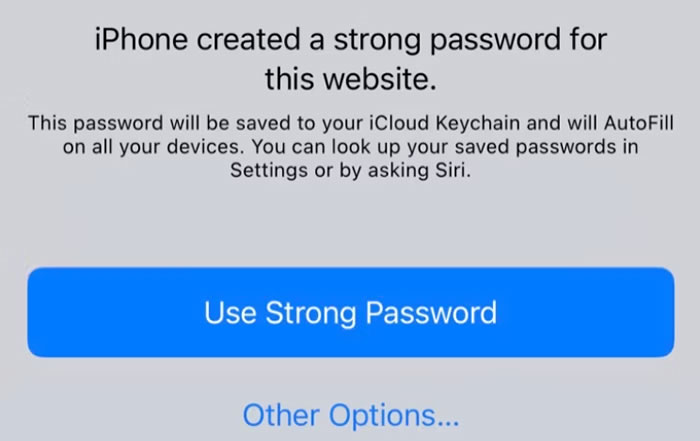 strong password