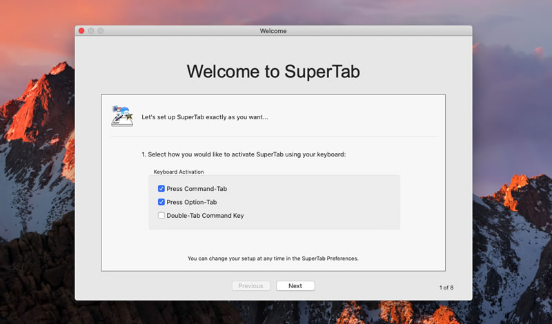 supertab setup