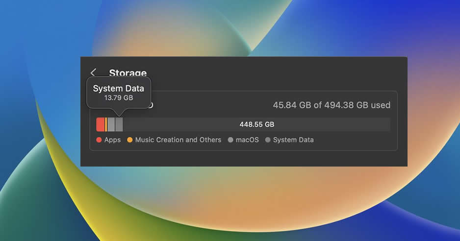 system data mac