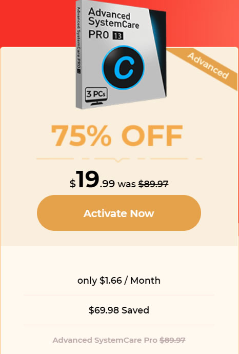 SystemCare pro pricing