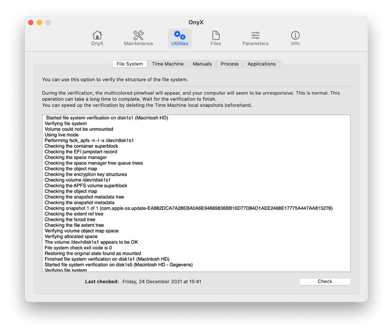 systemcheck