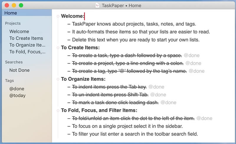 taskpaper