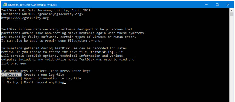 TestDisk 1