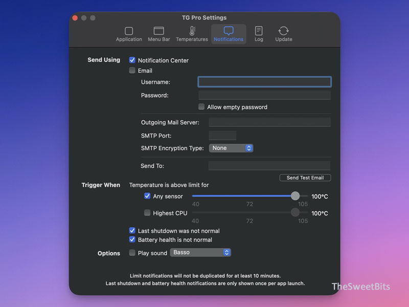 tgpro settings