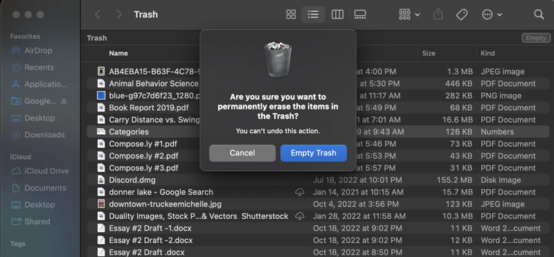 trash