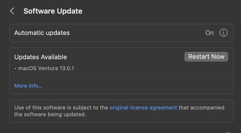 update