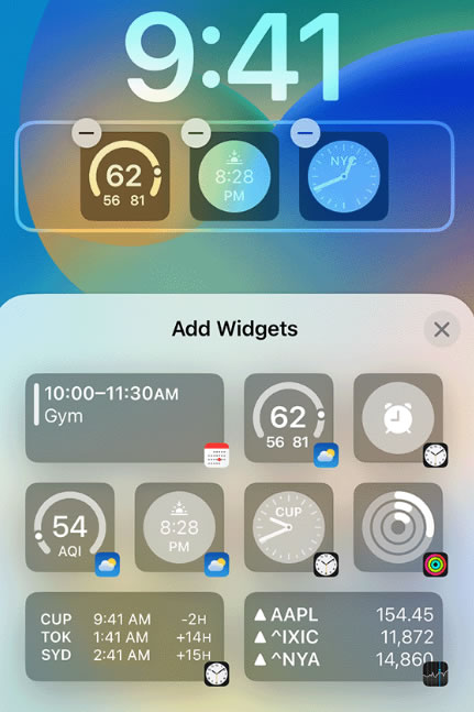 Widgets 1
