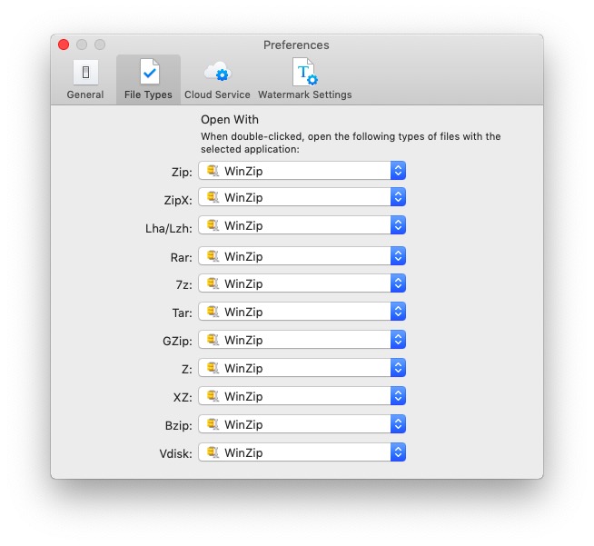 WinZip Compatibility