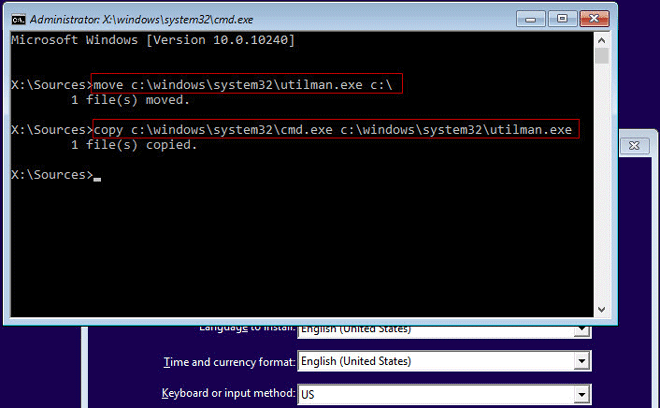 cmd reset