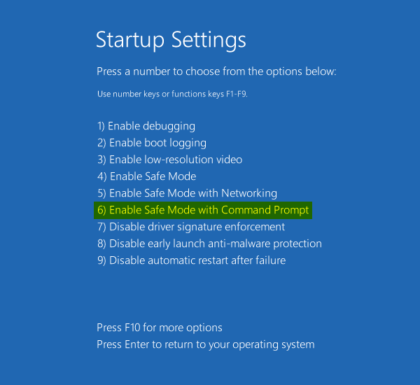 safe mode